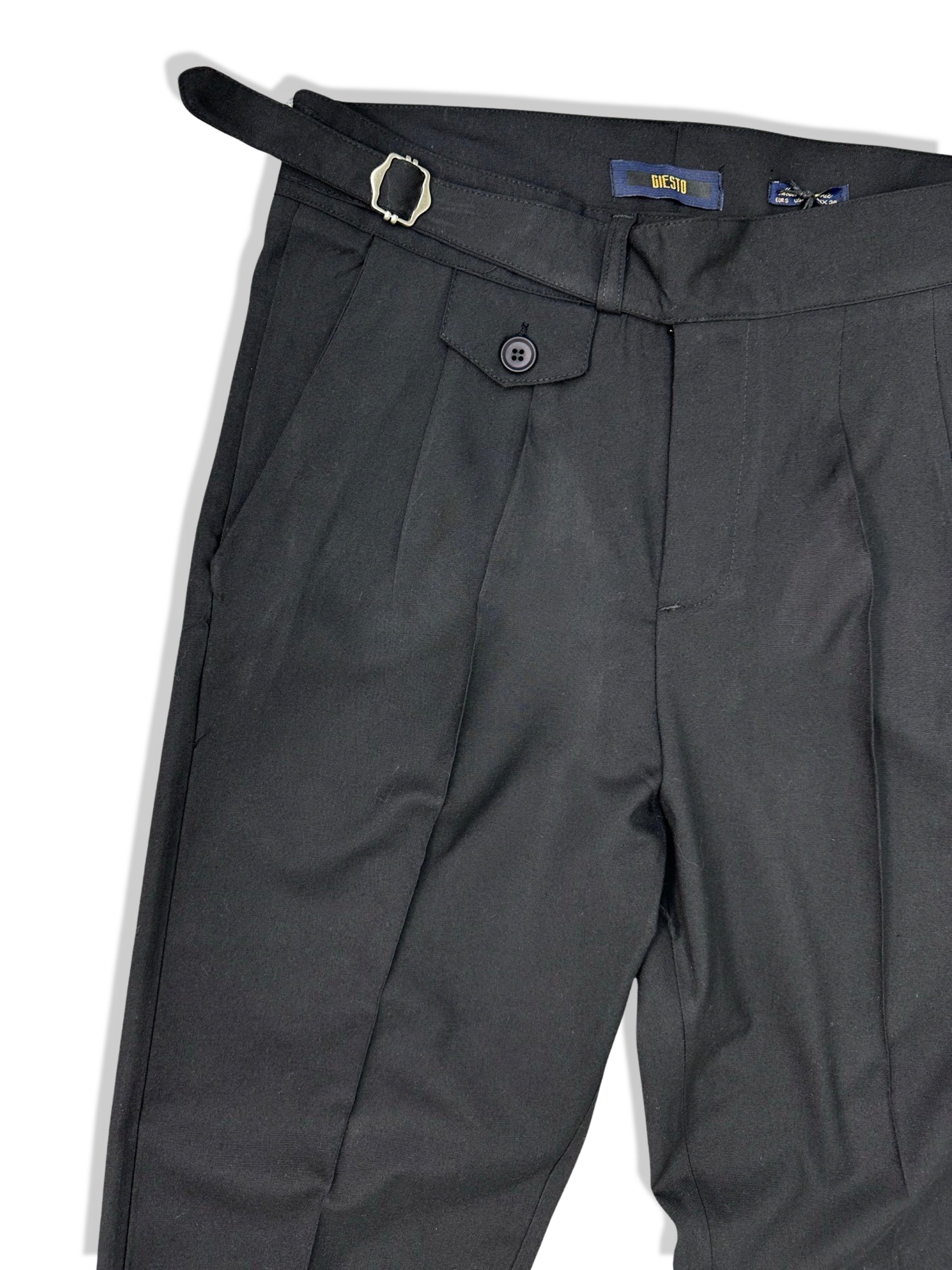 MP1696 - Yüksek Bel İtalyan Kesim Tokalı Pantolon