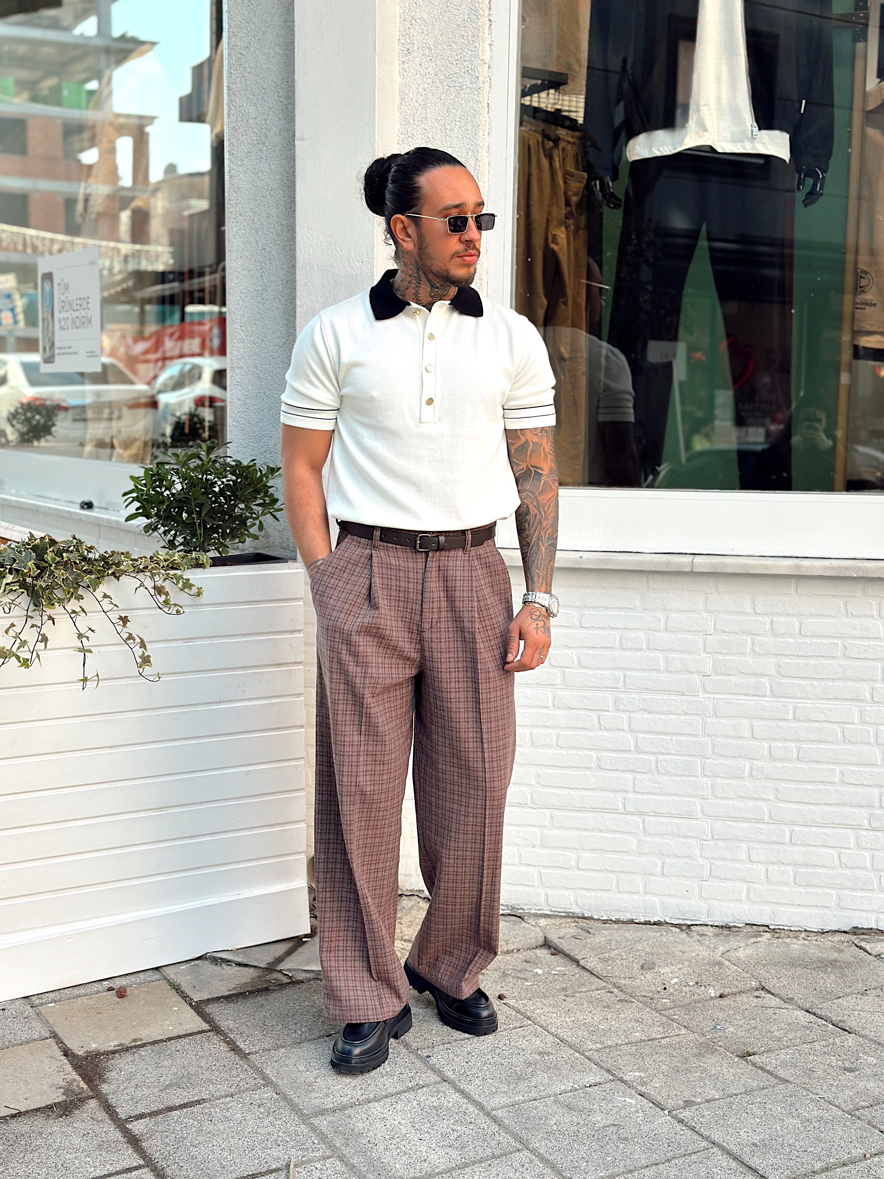 MT2593 - OldMoney Çift Renk Premium Polo Yaka