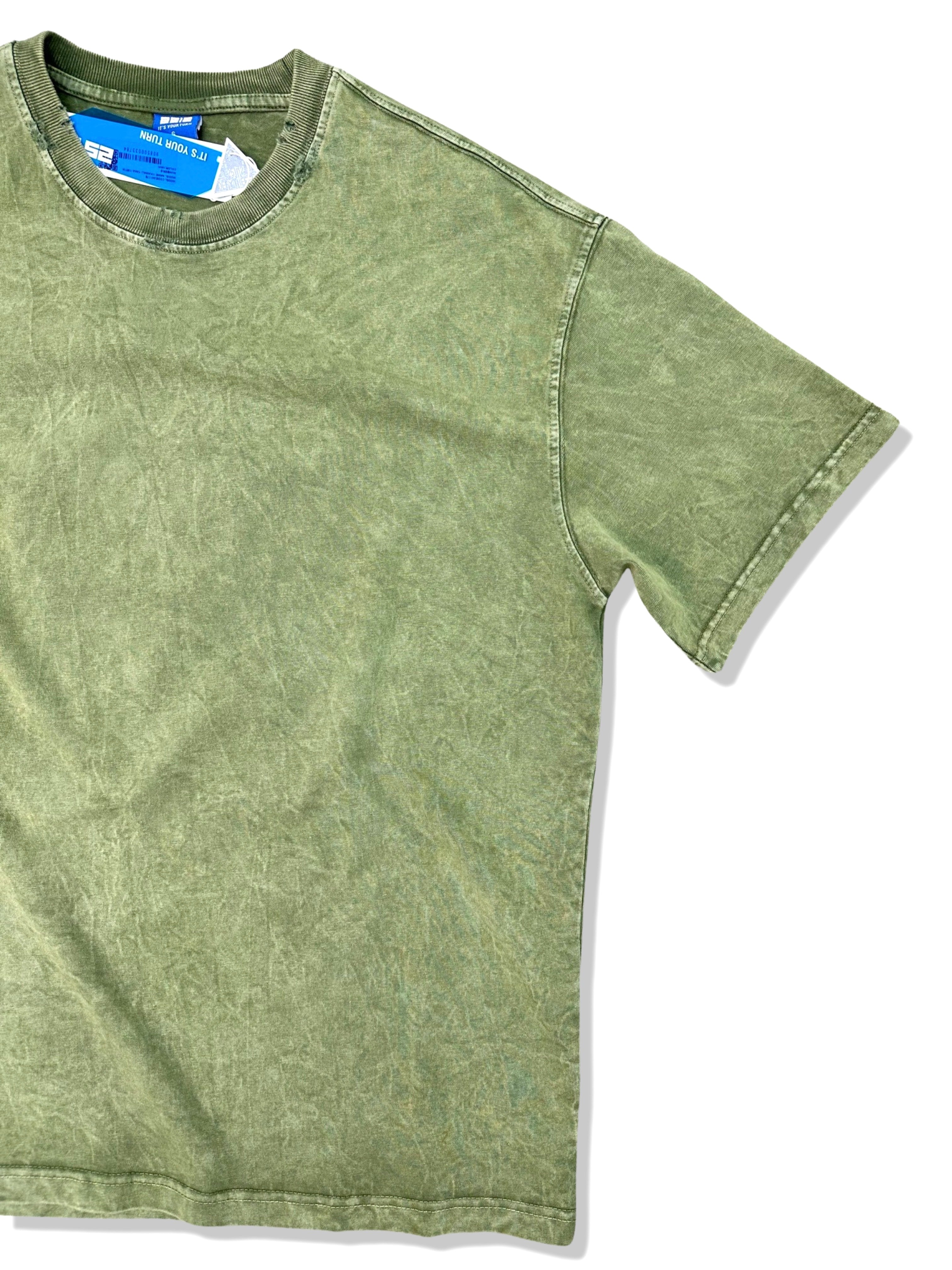 MT1864 - Yıkamalı Oversize Basic T-Shirt