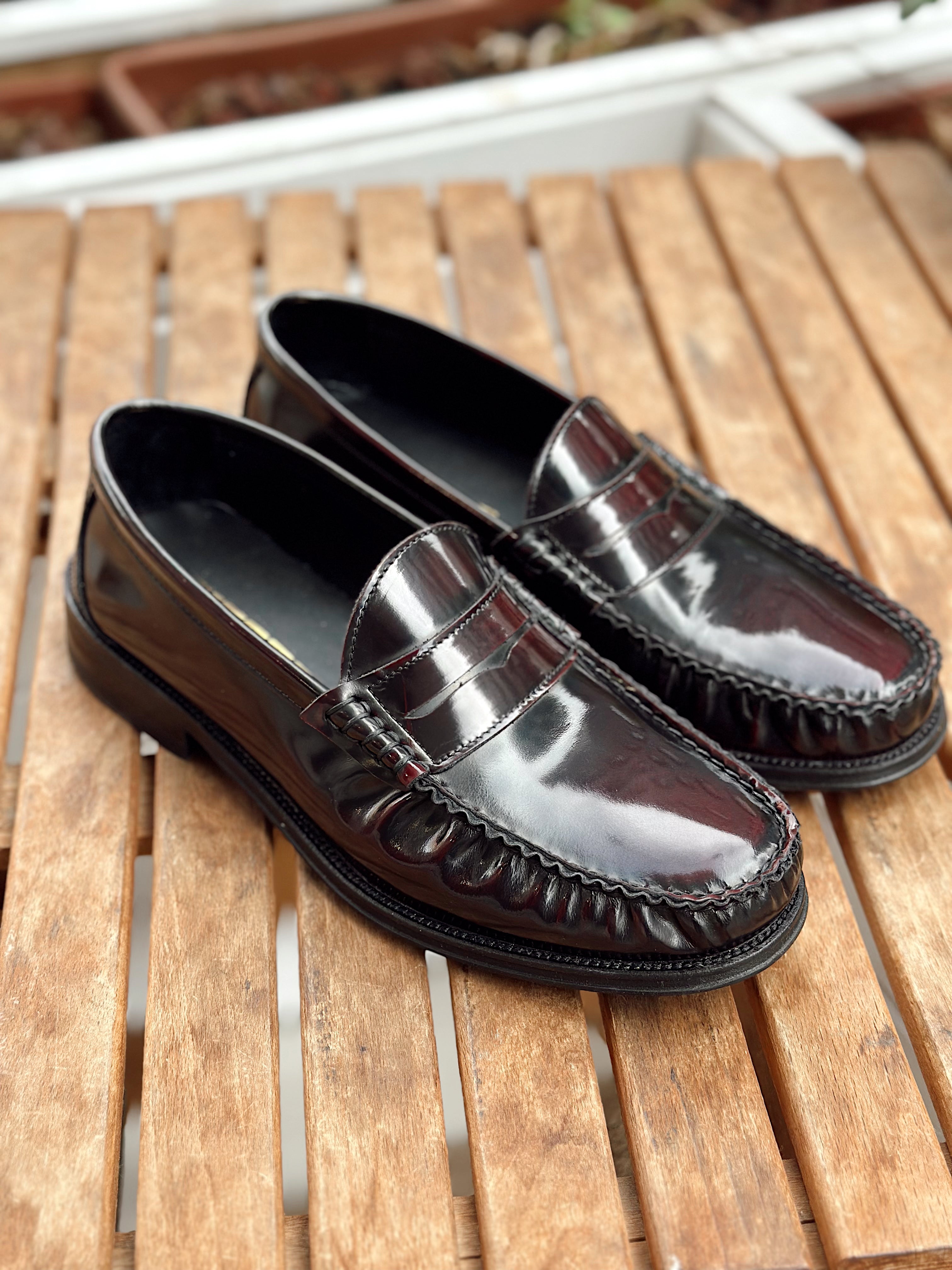 MA4031 - %100 Deri Loafer Ayakkabı Bordo