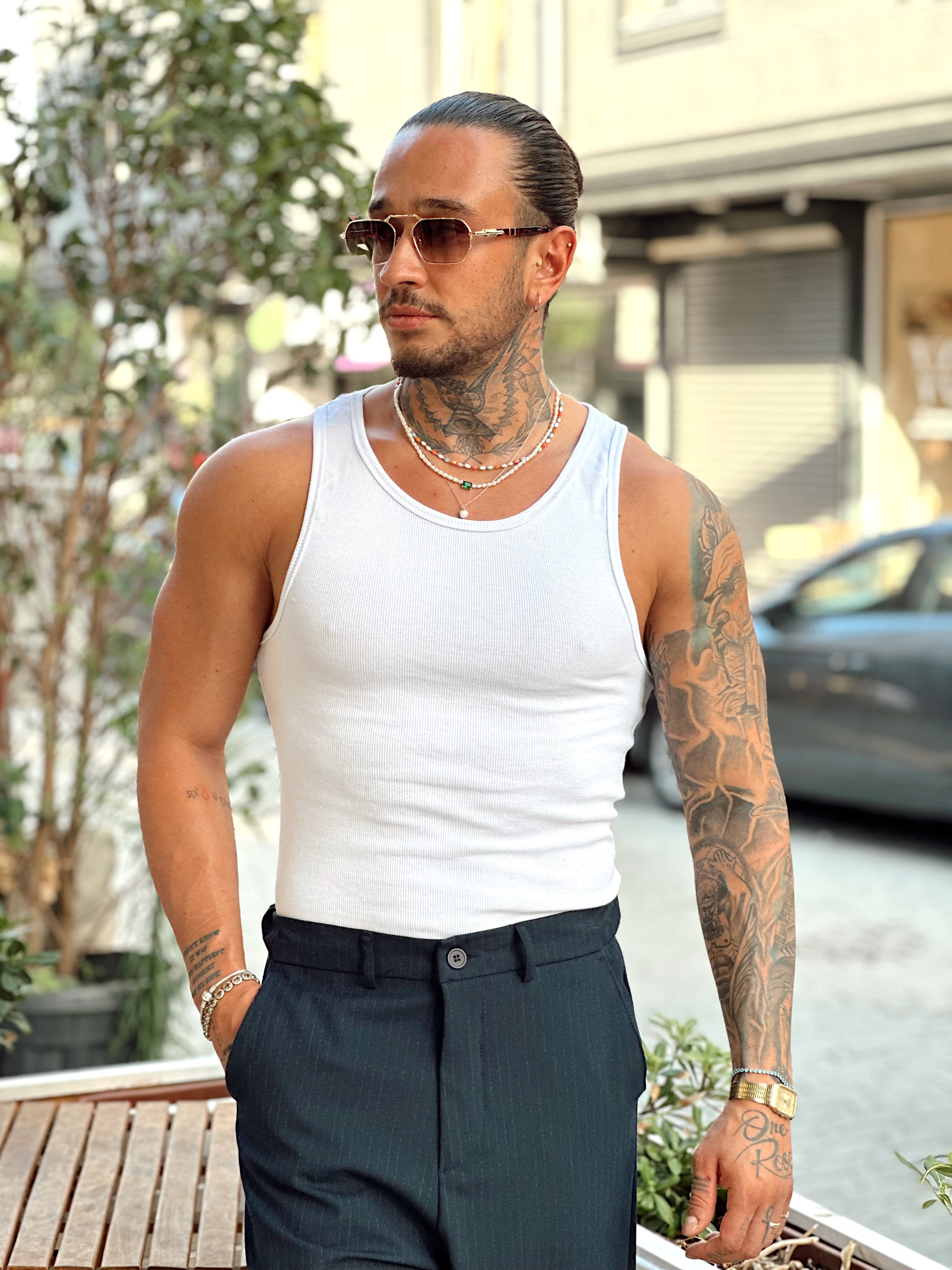 MT3205 - Fitilli Atlet beyaz