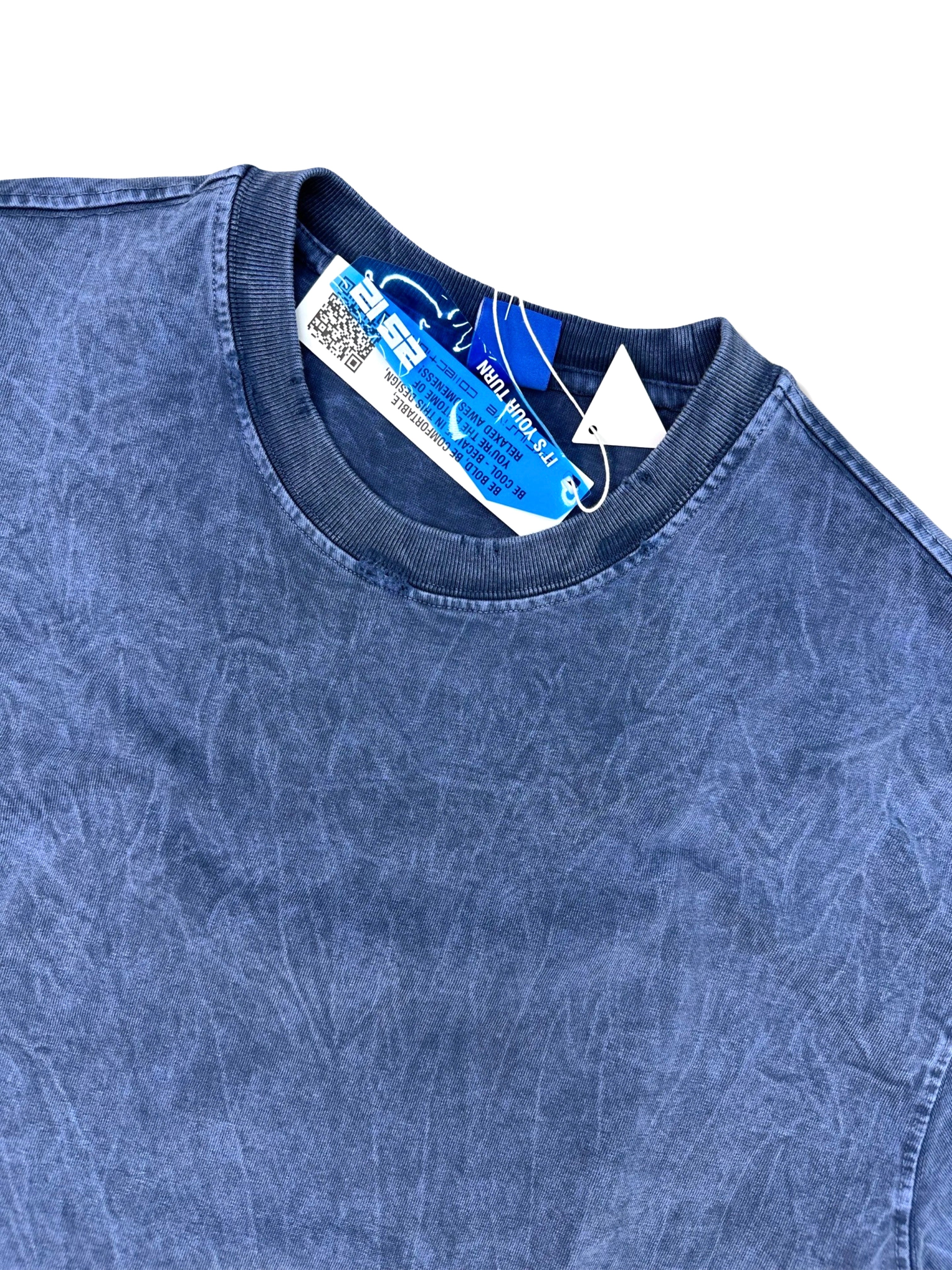 MT1863 - Yıkamalı Oversize Basic T-Shirt