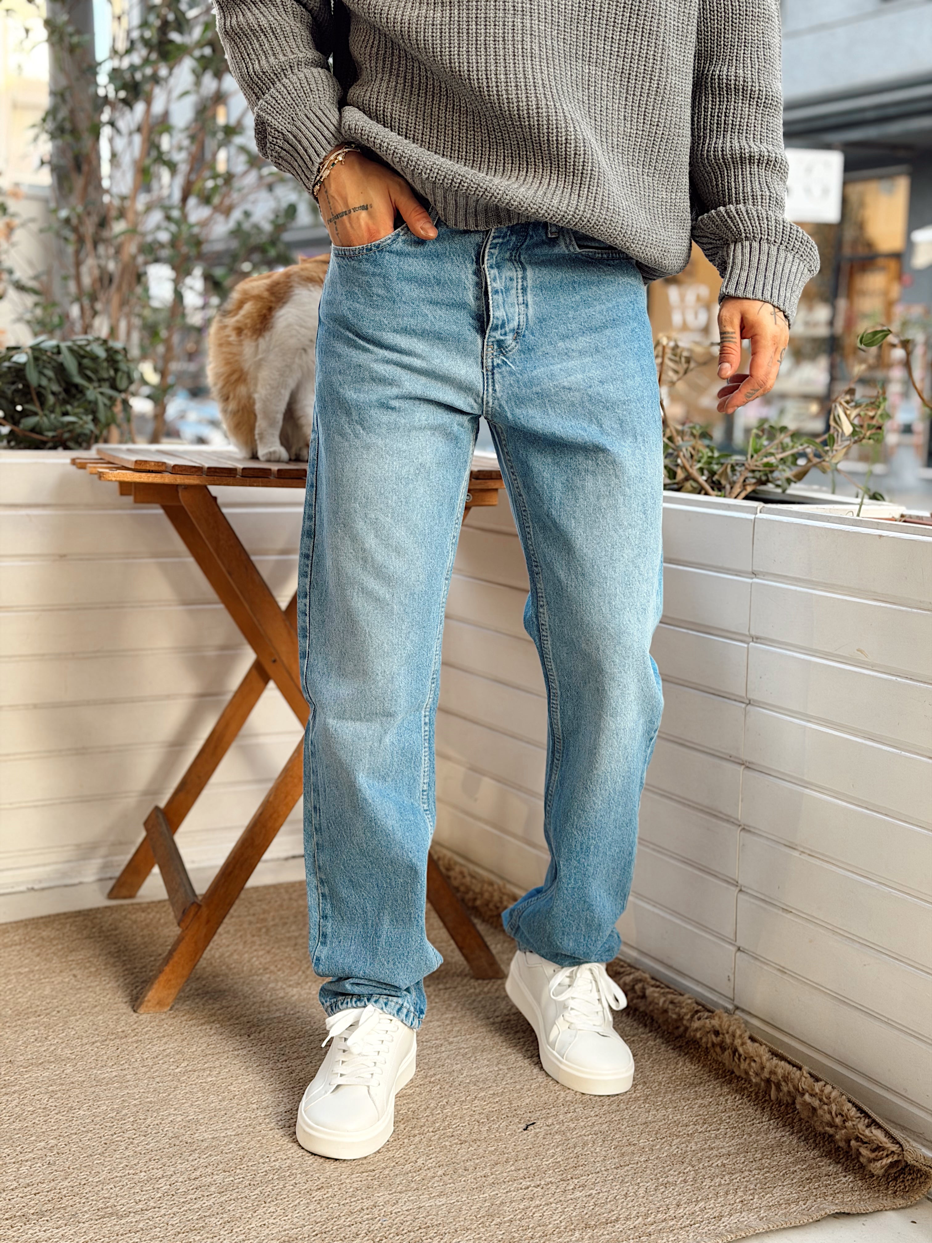 MP4131 - Regular Kalıp Kot Pantolon Mavi 2608