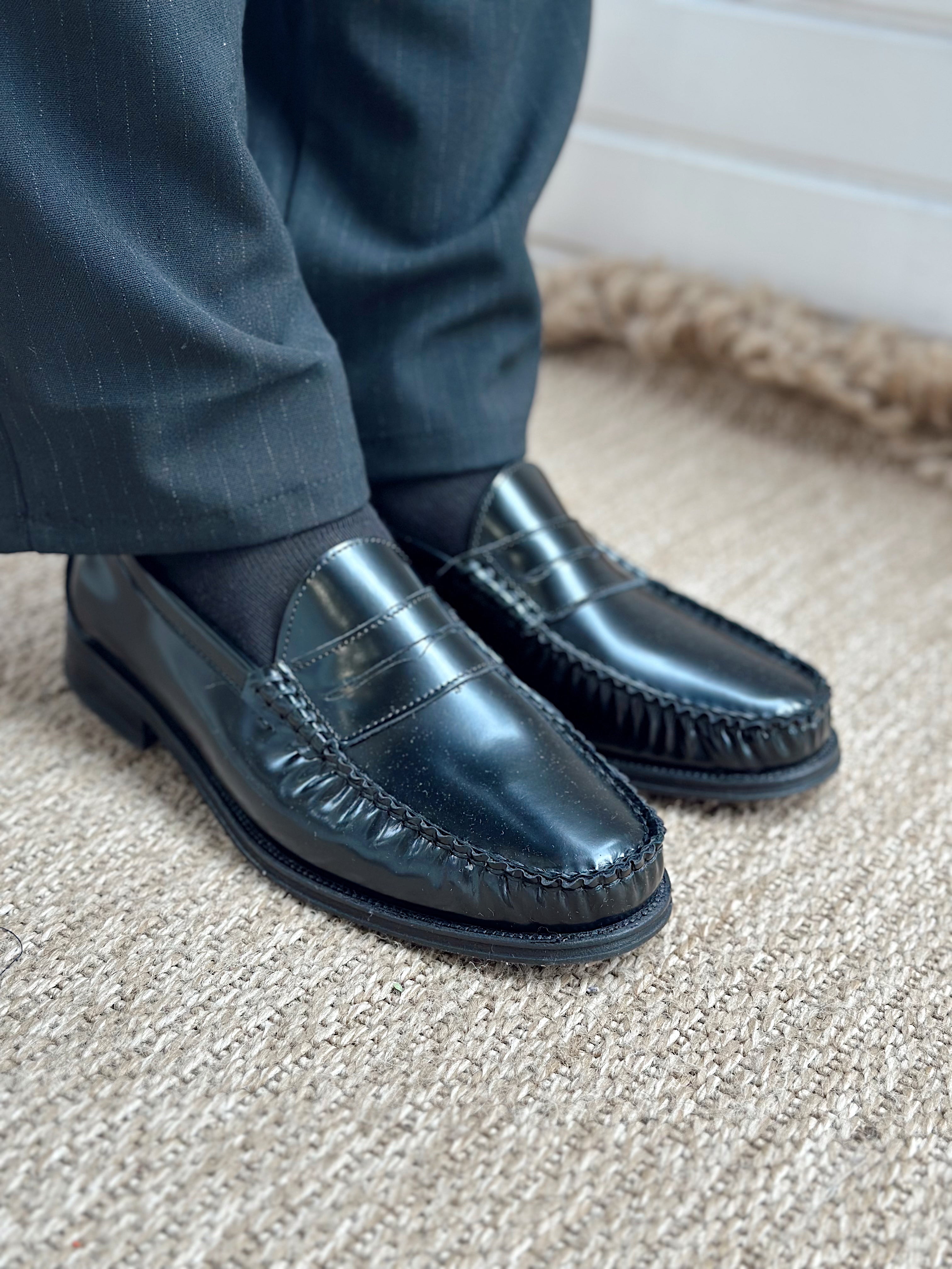 MA4031 - %100 Deri Loafer Ayakkabı Siyah