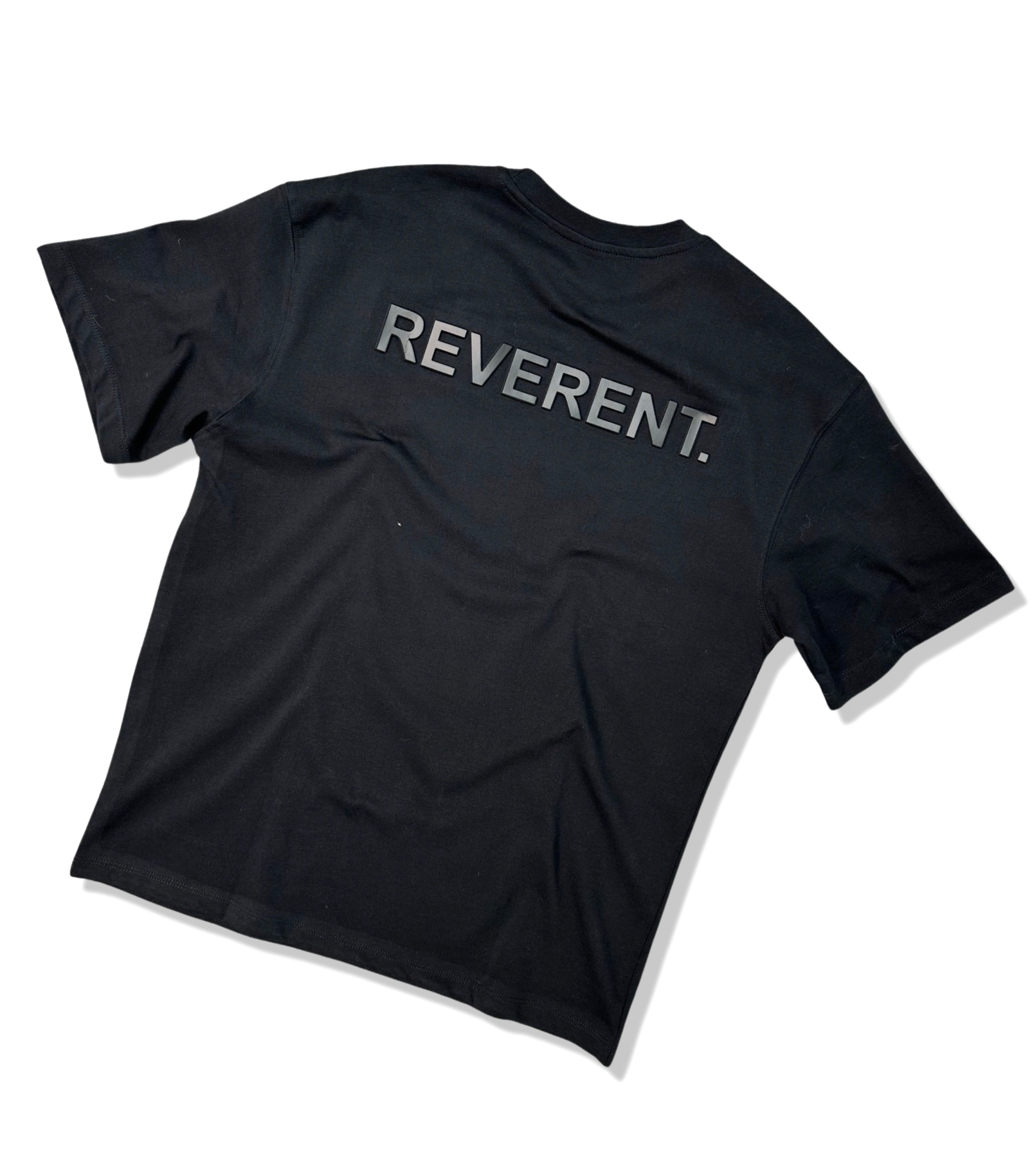 MT1821 - Reverent Ön Arka Kabartma Baskılı T-Shirt