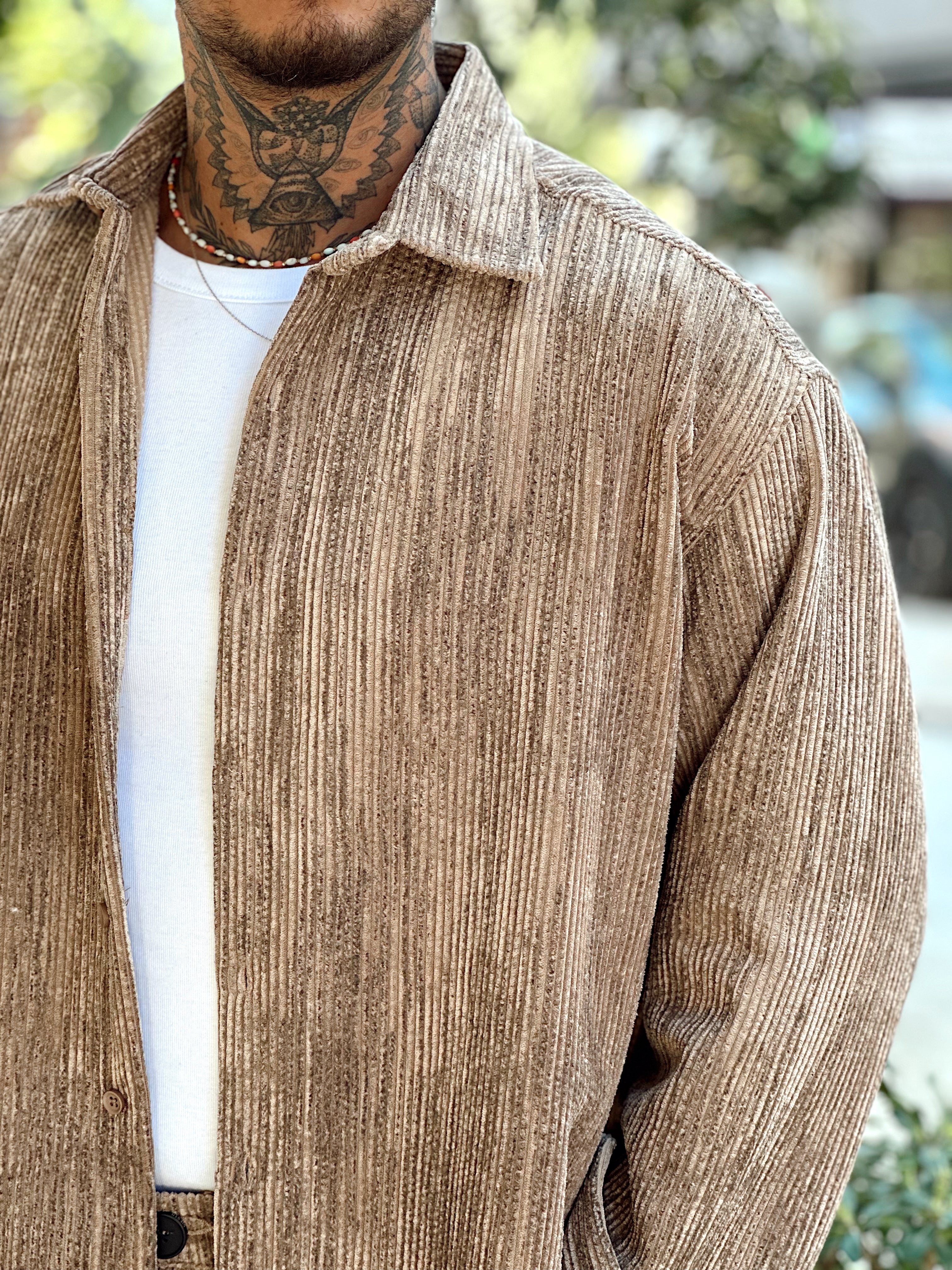 MT4010 - Efektli Oversize Kadife Alt-Üst Takım kahve