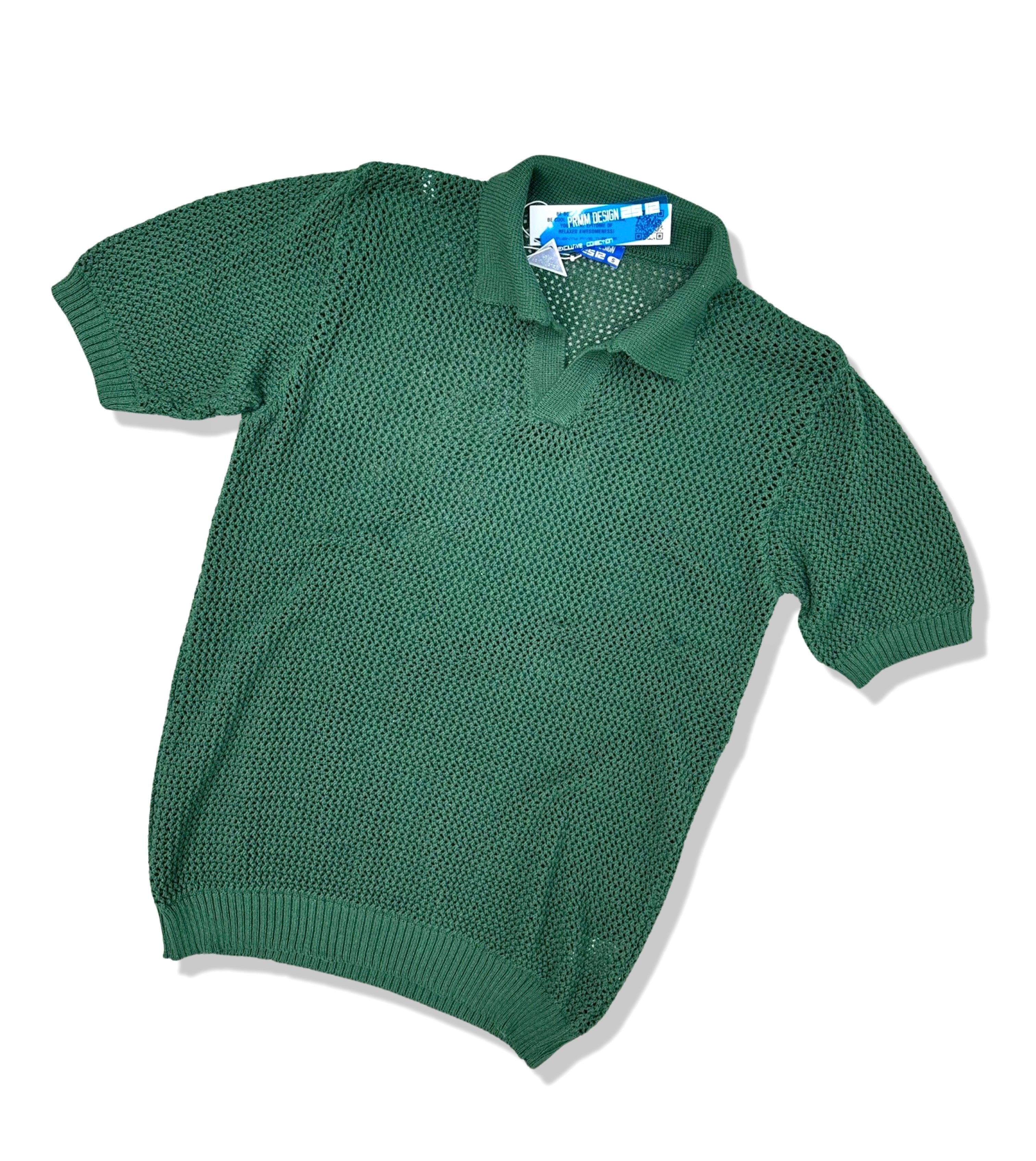 MT1869 - Çelik Örme Polo Yaka T-Shirt