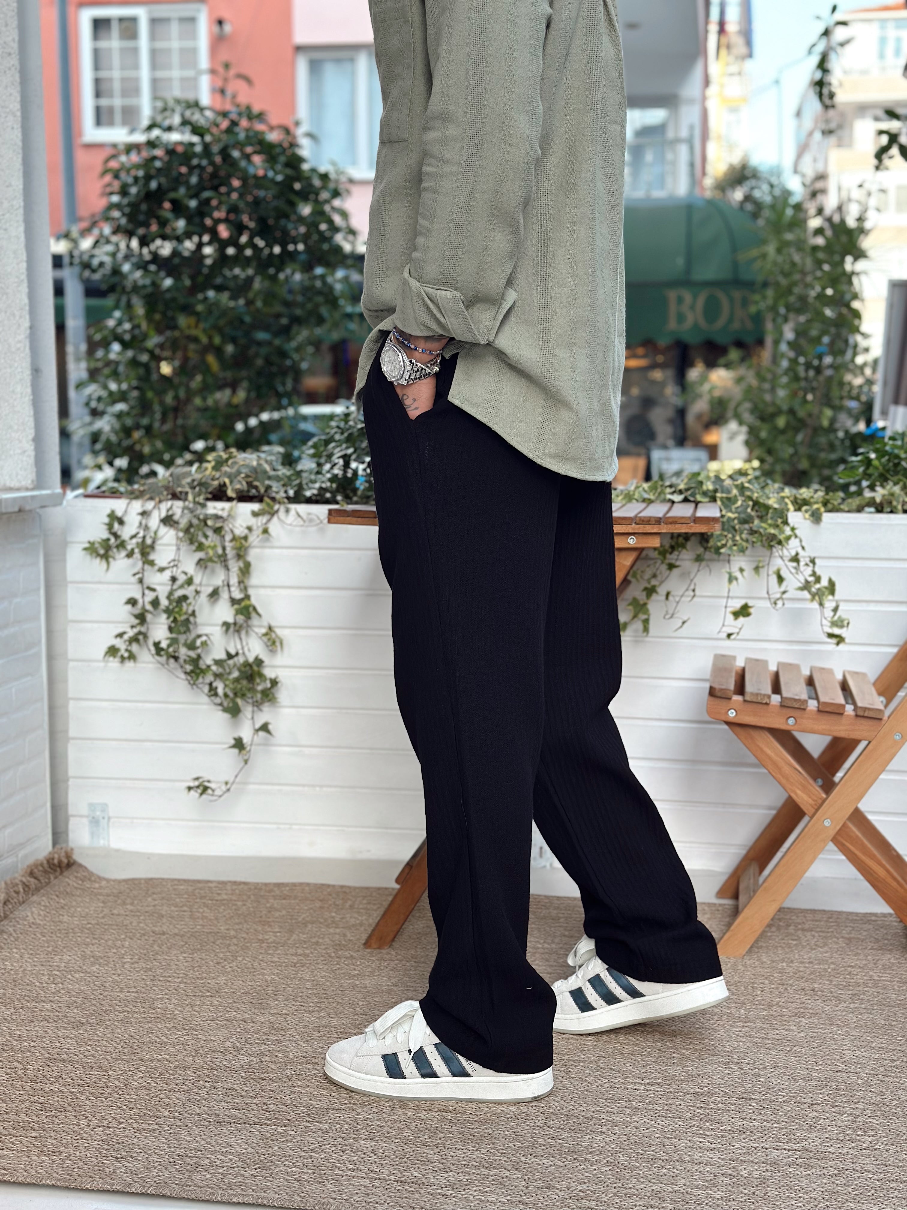 MP2460 - Vanc Baggy Keten Pantolon