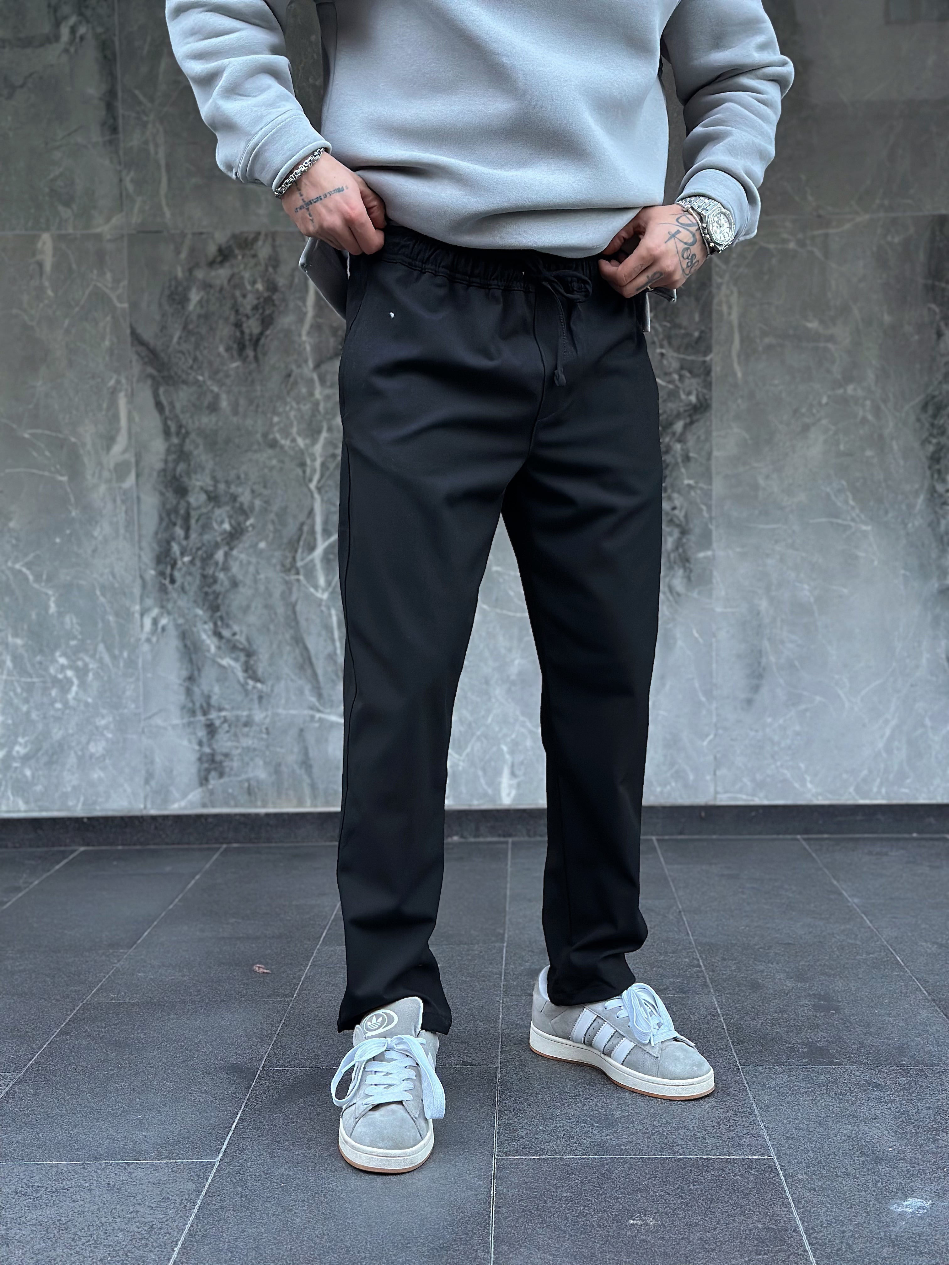 MP2412 - İtalyan Kesim Jogger Pantolon siyah