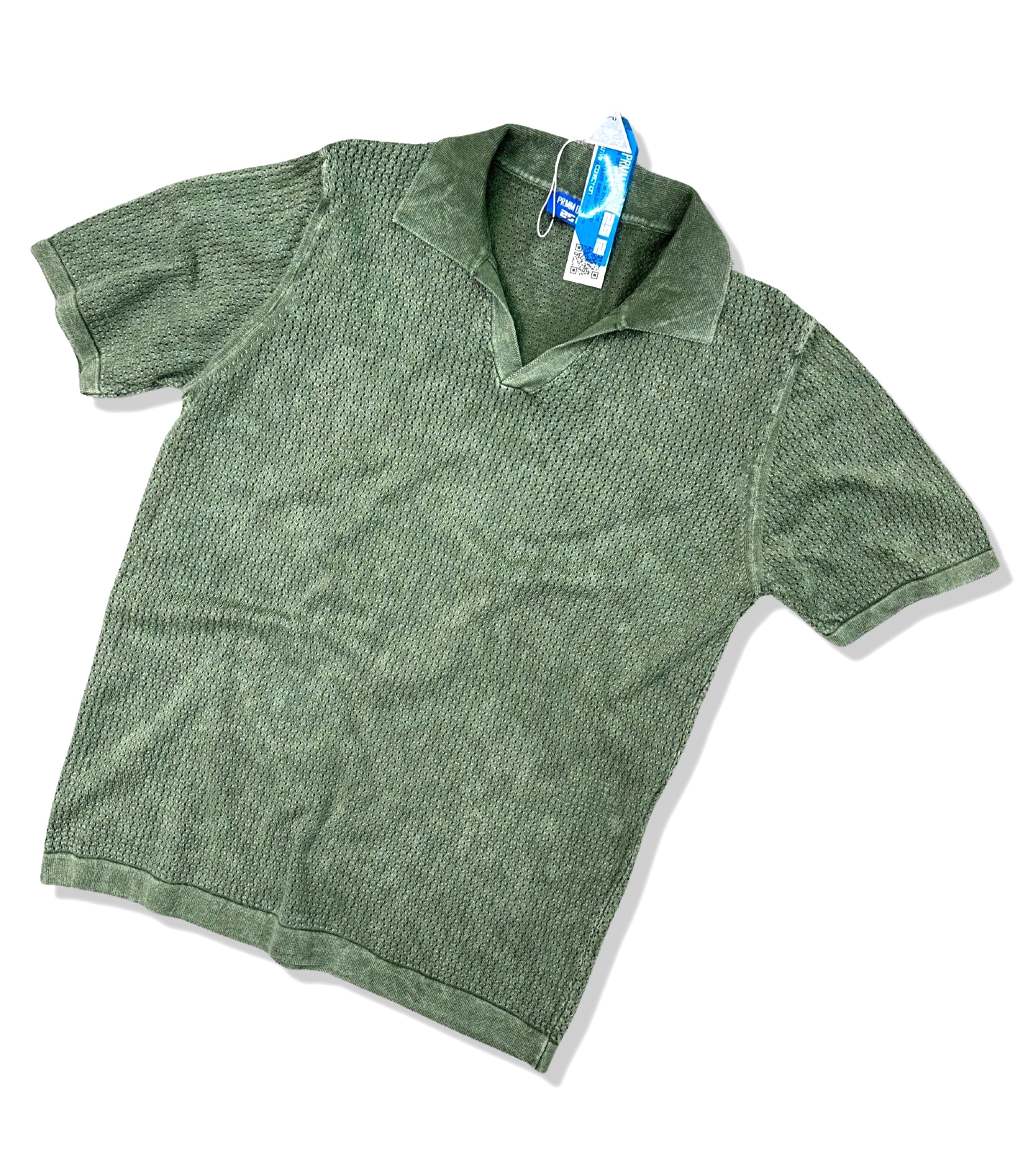 MT1782- 25-12 Yıkamalı Polo Yaka T-Shirt