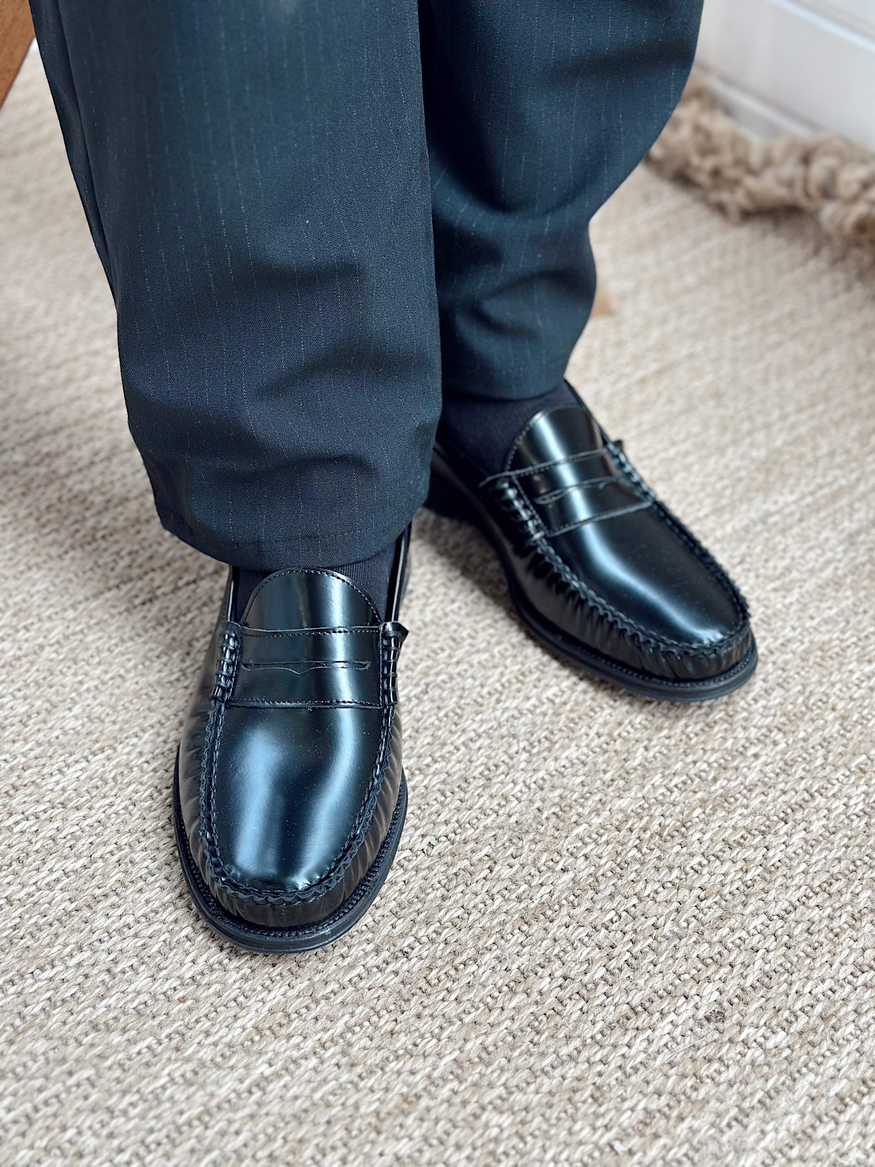 MA4031 - %100 Deri Loafer Ayakkabı Siyah