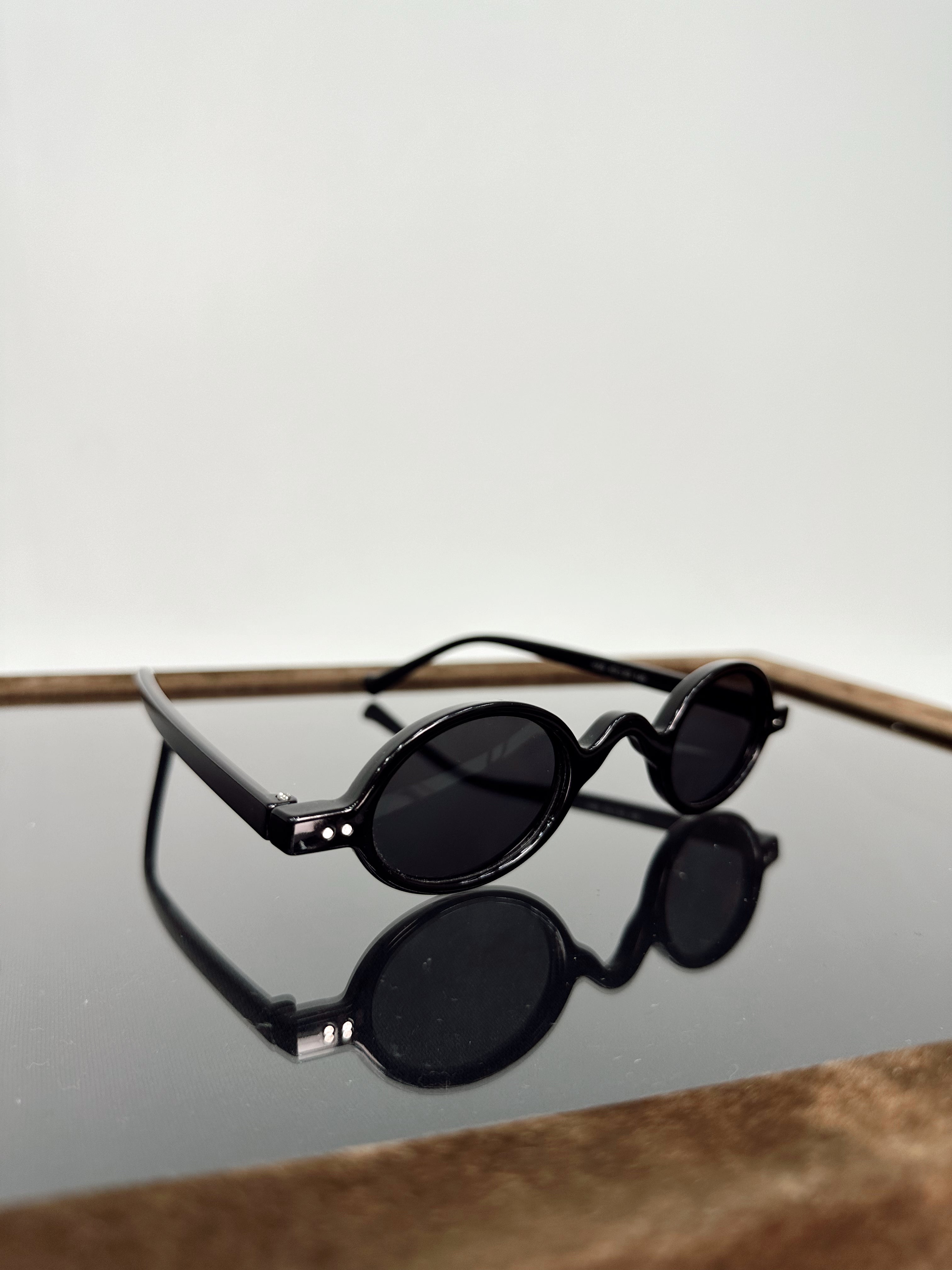 MA5005 - Plastik Küçük Çerçeveli Gözlük siyah