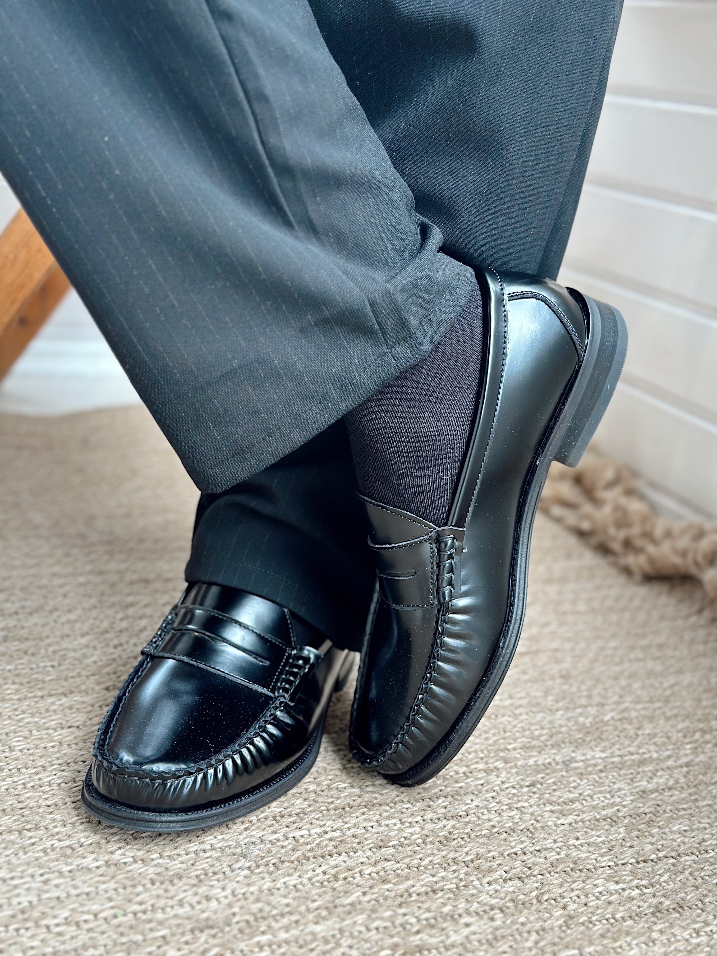 MA4031 - %100 Deri Loafer Ayakkabı Siyah