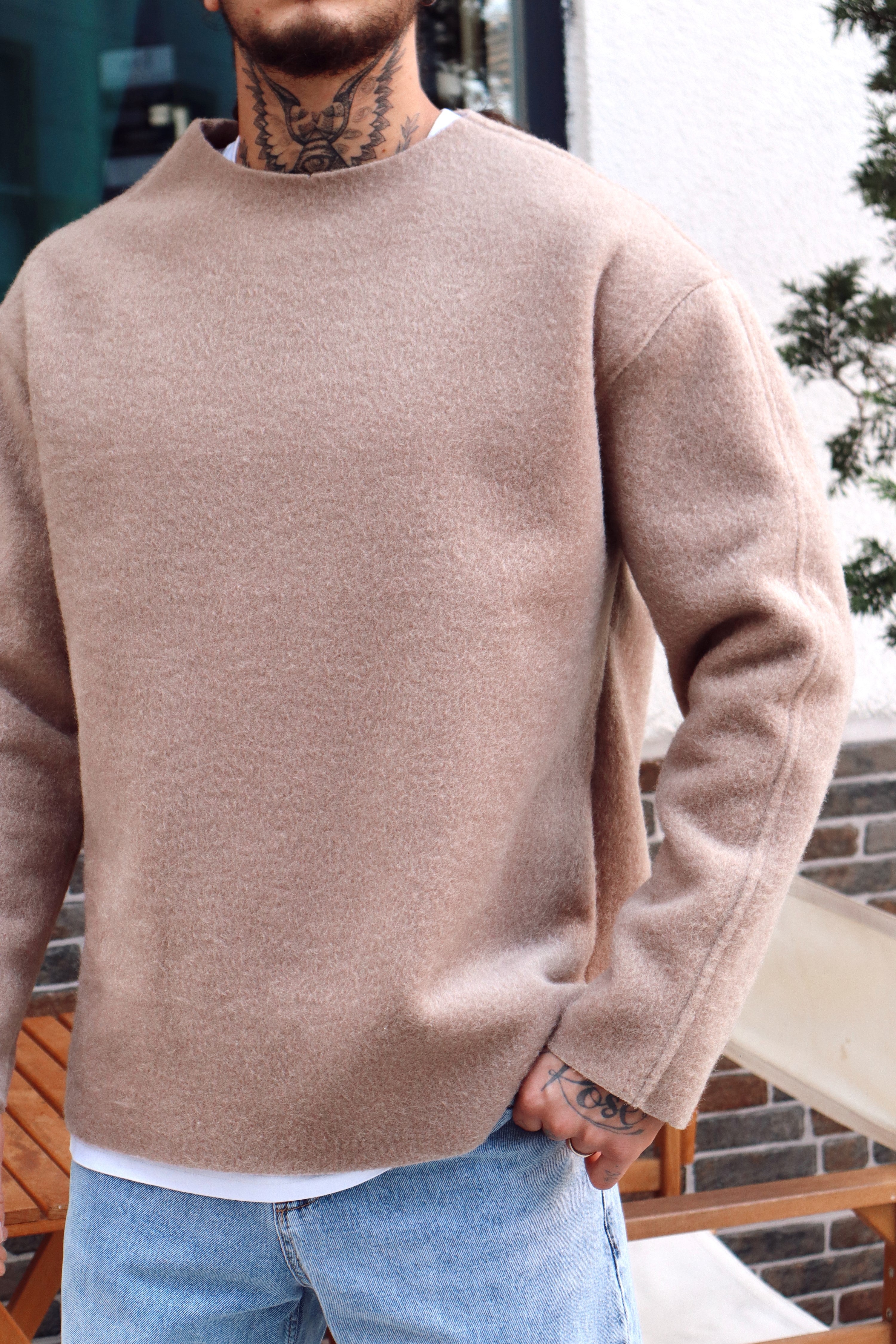 MS1557 - Oversize Kaşe Sweatshirt